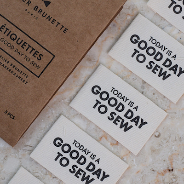 Labels/Webetiketten "Today is a good day to sew" von ATELIER BRUNETTE